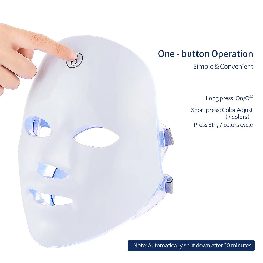 Luminous Glow UV Light Mask – Revitalize, Renew, and Radiate