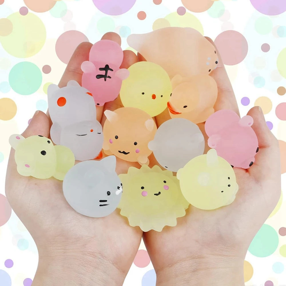 GlowPals Kawaii Squishy Toy Set