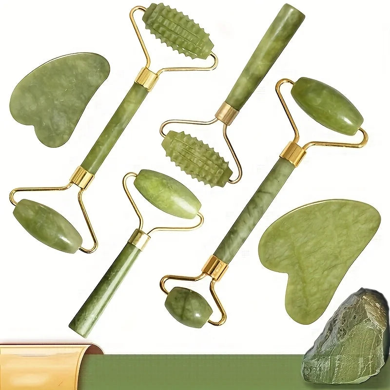 Gua Sha Jade Facial Massager Roller